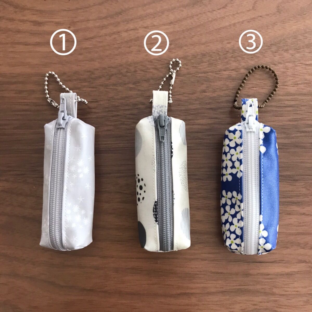 携帯ゴミ袋ケース ラミネート 初々し ハンドメイド