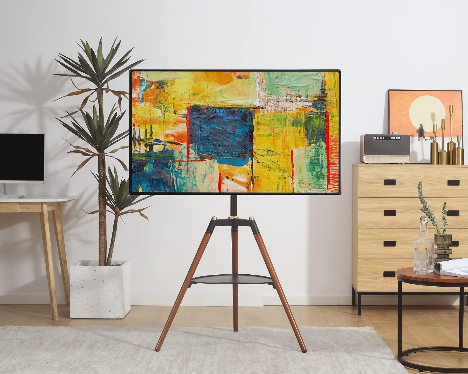 耐荷重40KG 三脚TVスタンド