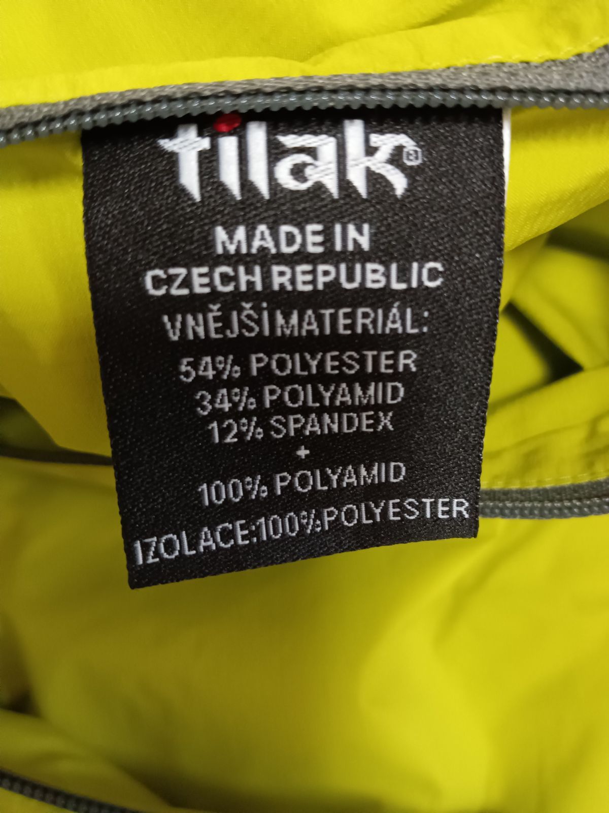 Jacket ティラックジャケットフリースイエローサイズL