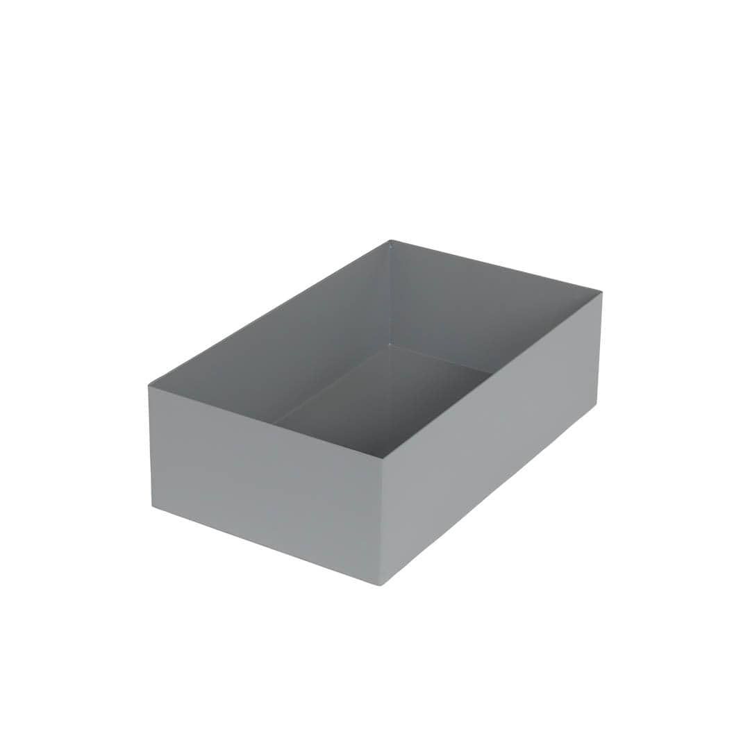 GRAY_M ダルトン(Dulton) メタル ボックス M 全面使えるタフな収納ボックス アイアン グレー ディスプレイ 収納ケース 仕切り RN-0625M/GY