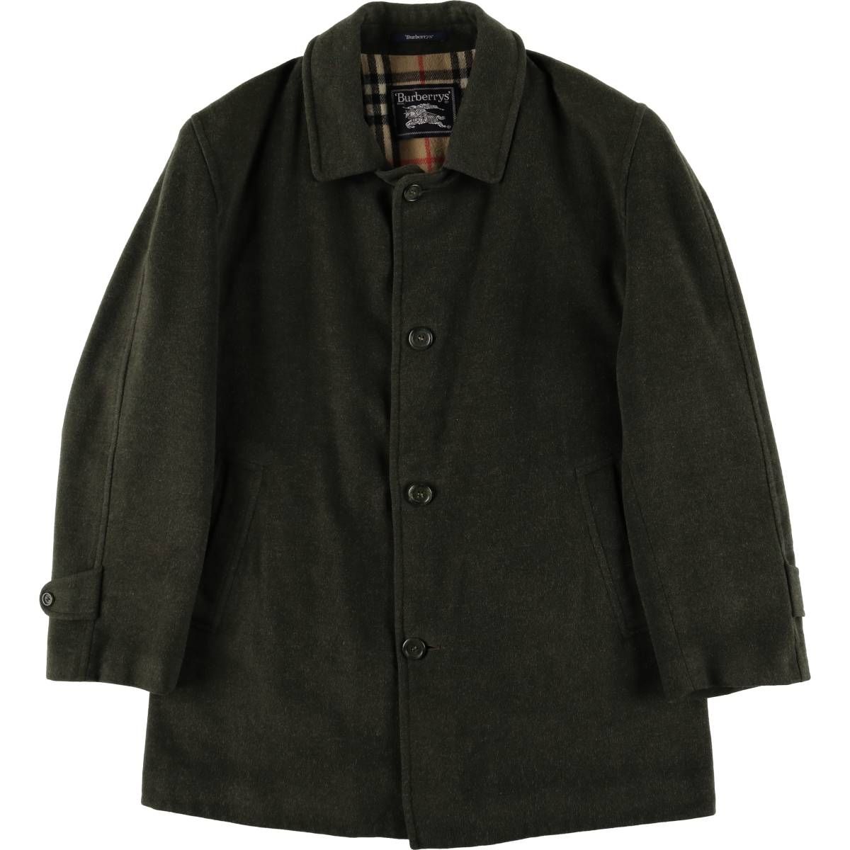 古着 バーバリー Burberry s ウールジャケット スペイン製 メンズL相当|evb031854