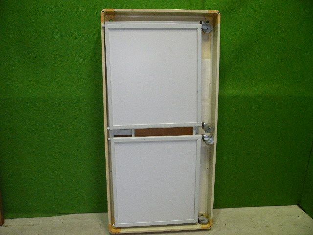 汚れ・キズ有り】KAWAJUN製 W149cm 折りたたみ平台ワゴン キャスター