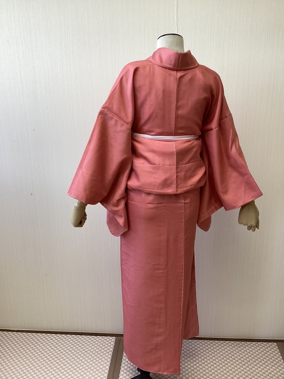 K36 袷 お召し物 着丈166cm 着物 化繊 洗える ピンク K36 袷 お召し物 着丈166cm 着物 化繊 洗える ピンク - メルカリ