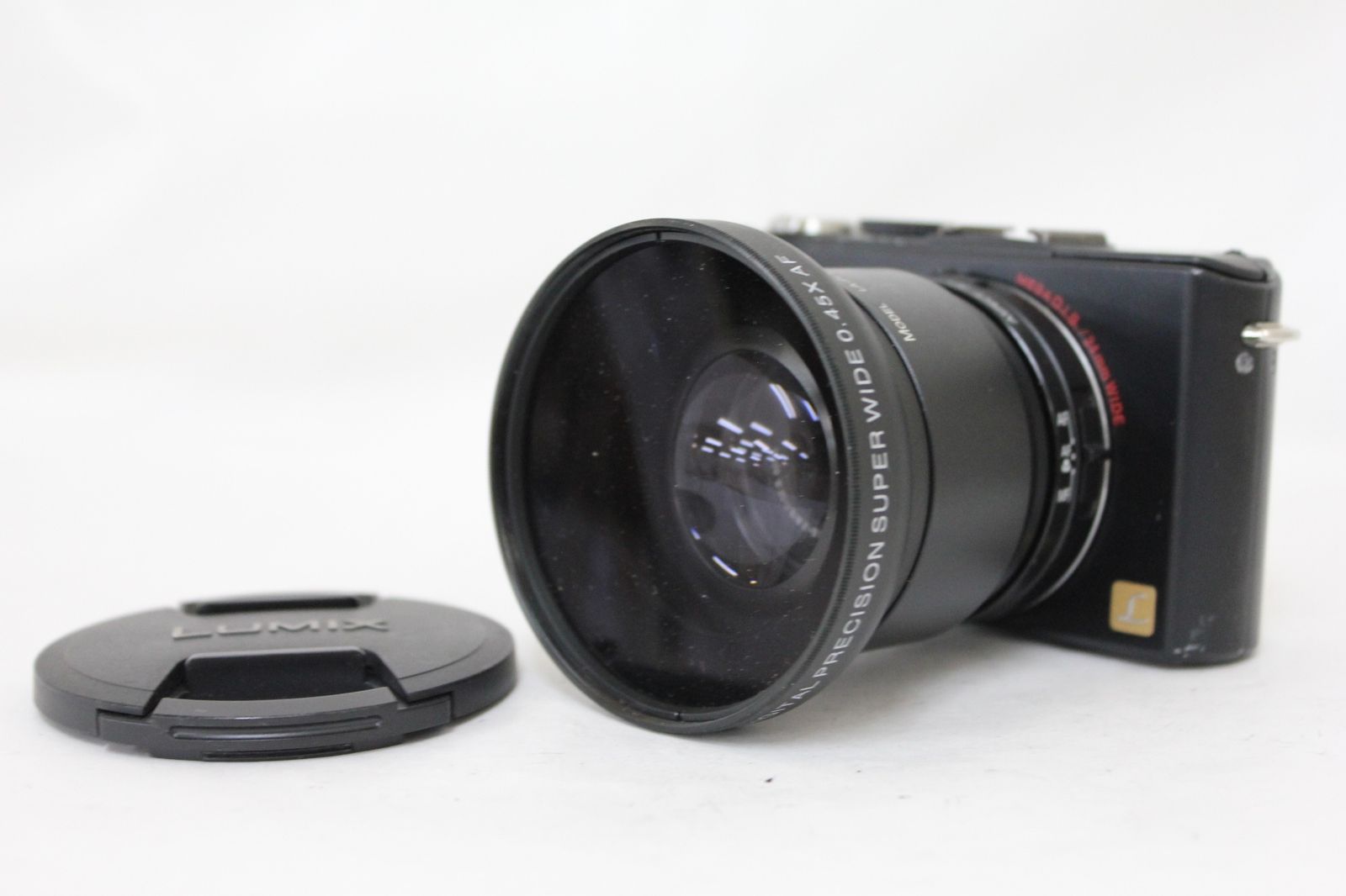 返品保証 パナソニック Panasonic LUMIX DMC-LX3 ブラック Rowa Pro Super Wide 0.45x AF 52mm コンパクトデジタルカメラ M5947