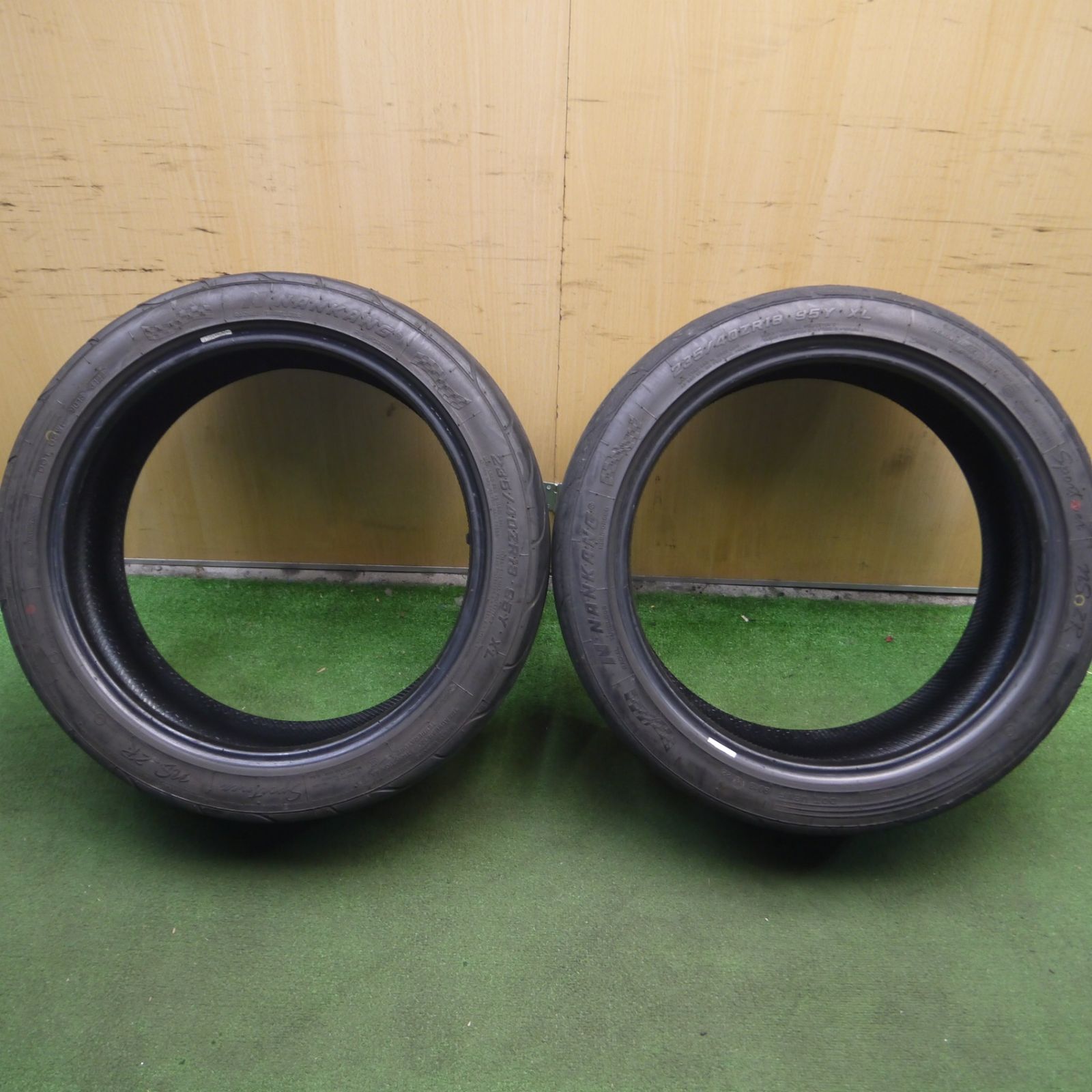 送料無料* バリ溝！22年！8.5分☆235/40R18 ナンカン Sportnex NS-2R