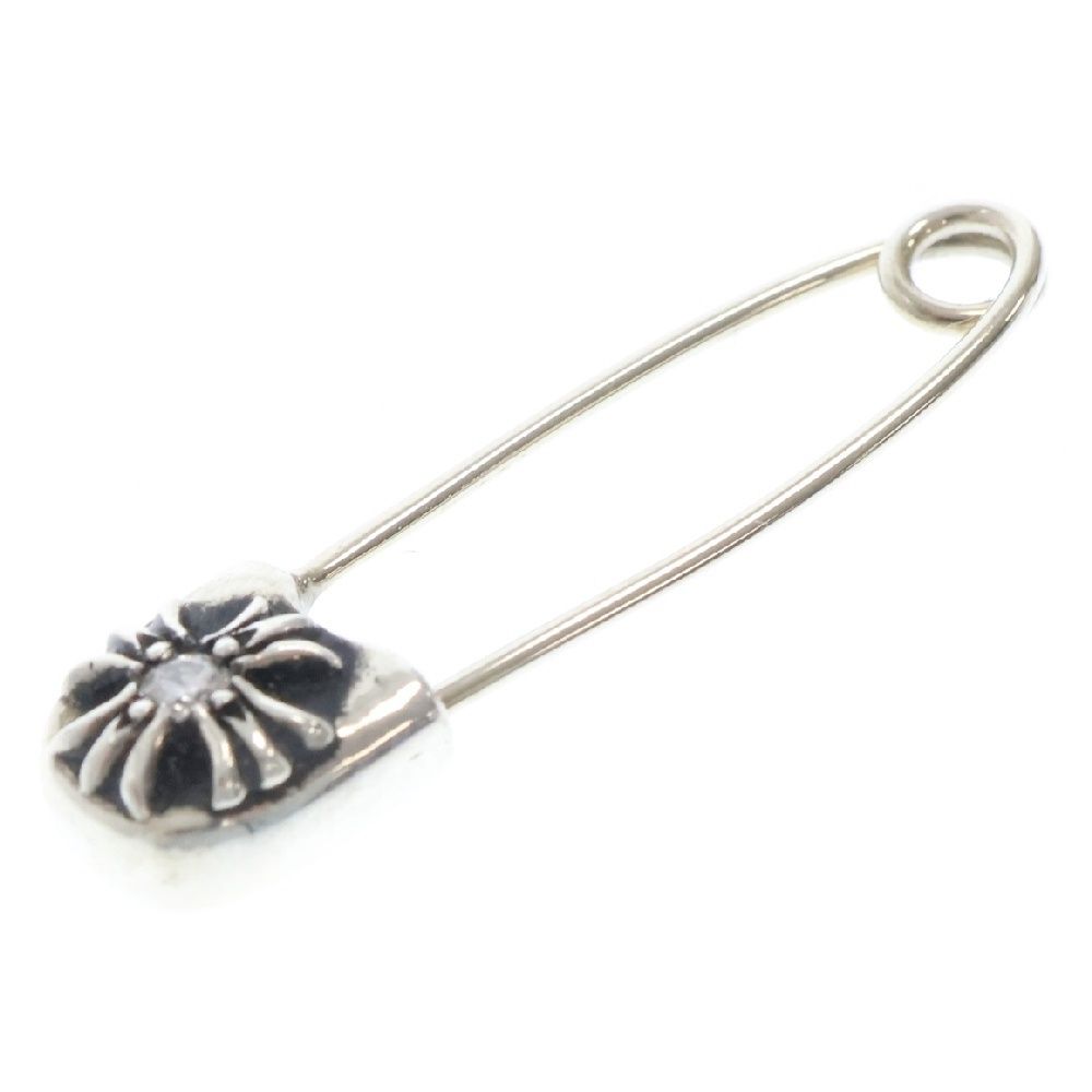 CHROME HEARTS (クロムハーツ) SAFETYPIN SM 1DIA セーフティピン スモール 1ダイヤ シルバー BCA311 ※国内ギャランティ有