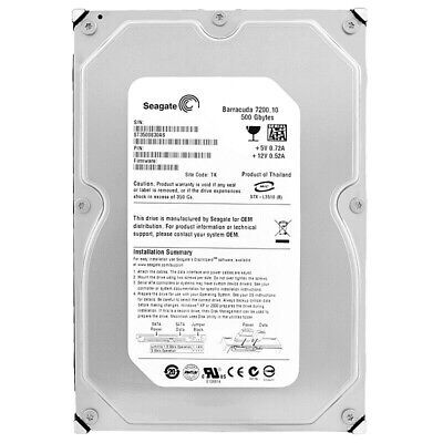 Seagate ST3500830AS 500GB 7，2K 8MB SATA II 3，5''