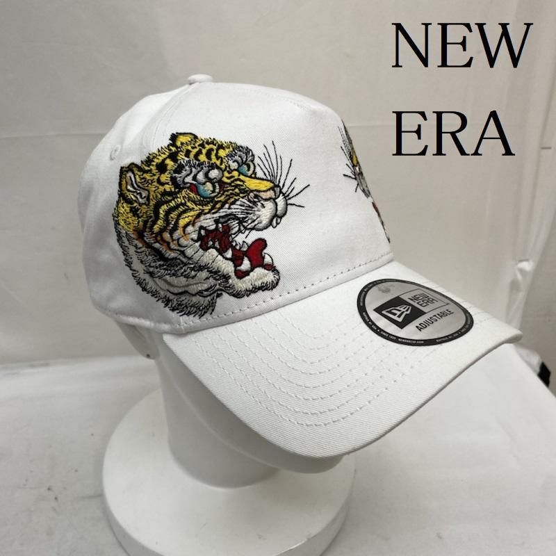 未使用　NEWERA ニューエラ 石川真澄 コラボ キャップ 虎 タイガー NEW ERA ニューエラ 虎 刺繍 キャップ NEWERA 石川真澄 コラボ