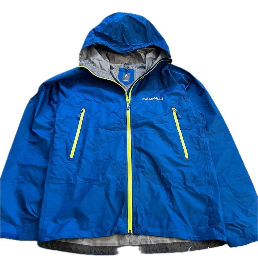 mont-bell モンベル ストームクルーザージャケット L 青 ブルー