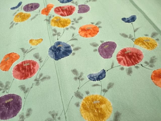 平和屋着物□訪問着 手描き 枝花文 金彩 正絹 逸品 AABB5345cs 平和屋