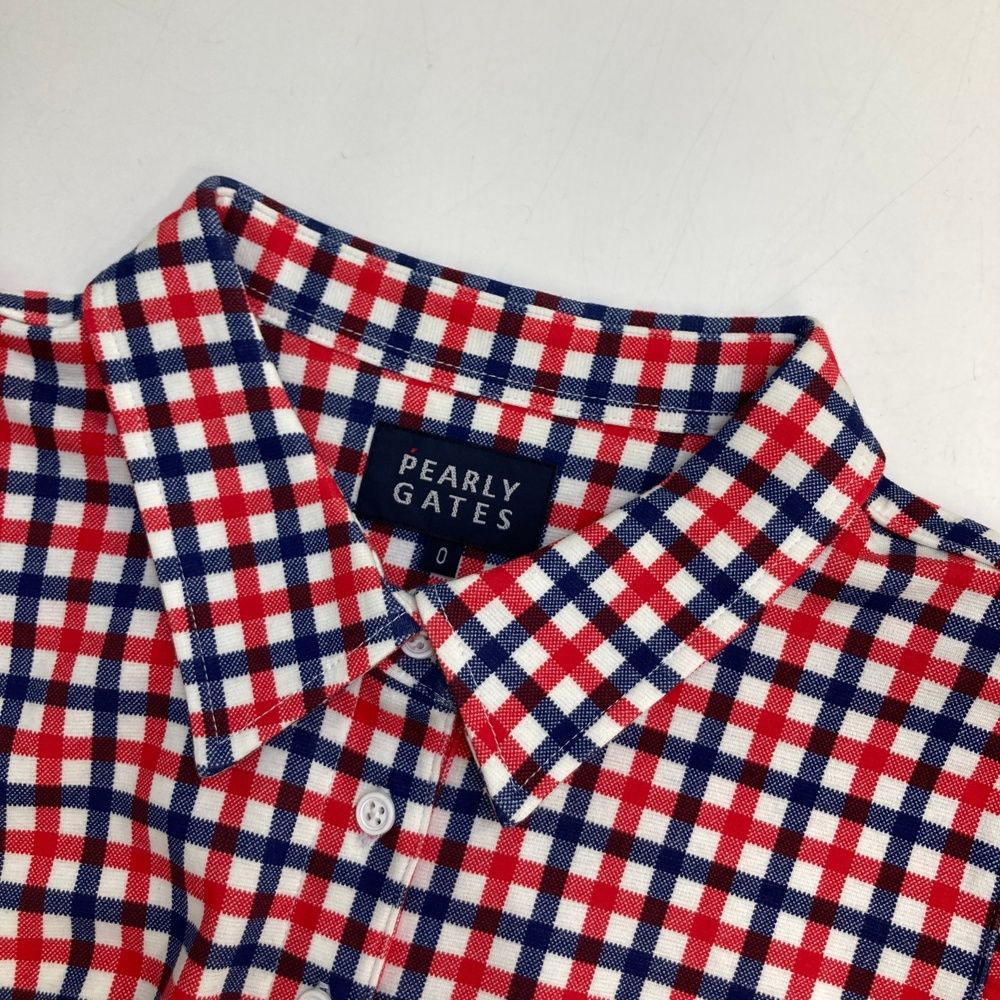サイズ：0 PEARLY GATES パーリーゲイツ ; ノースリーブポロシャツ