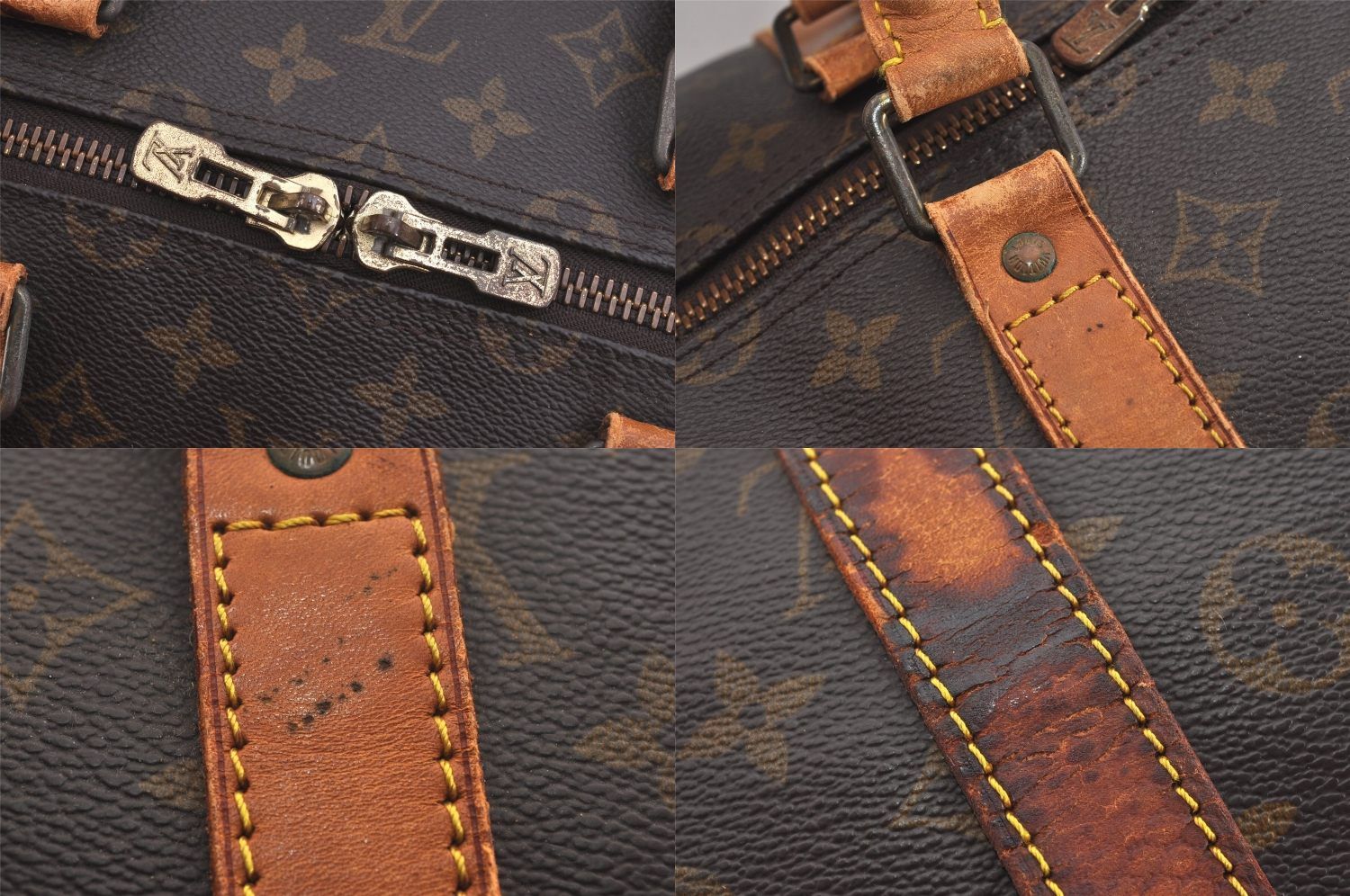 鑑定済☆ルイヴィトン　キーポル55 モノグラム　　ボストンバッグ　旅行かばん 鑑定済】ルイヴィトン モノグラム キーポル55 ボストンバッグ 旅行