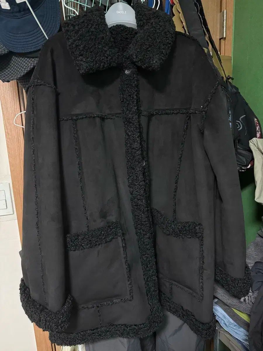 aftermonday リバーシブル ムートン ブラック GULLKHAN_COM