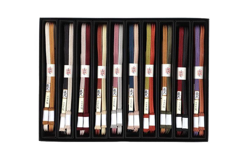 帯締め 翠嵐工房 京組紐 京くみひも 正絹 江戸組 撚り房 黄色 水色 スカイブルー レモンイエロー 白 日本製 花てまり 新品 上品 お洒落着 和装 着物 No.10-1116