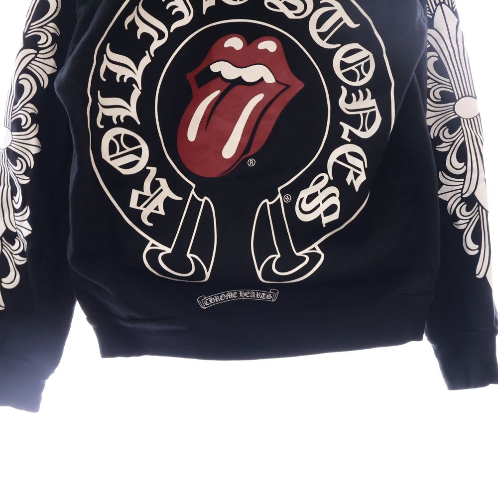 Chrome Hearts ローリング ストーンズ パーカー /L 入手困難 +CHROME HEARTS+ ローリング ストーンズ ZIP UP HOODIE