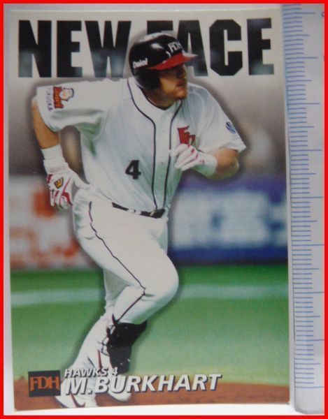 カルビープロ野球カード2002年 N-12【NEW FACE バークハート(福岡
