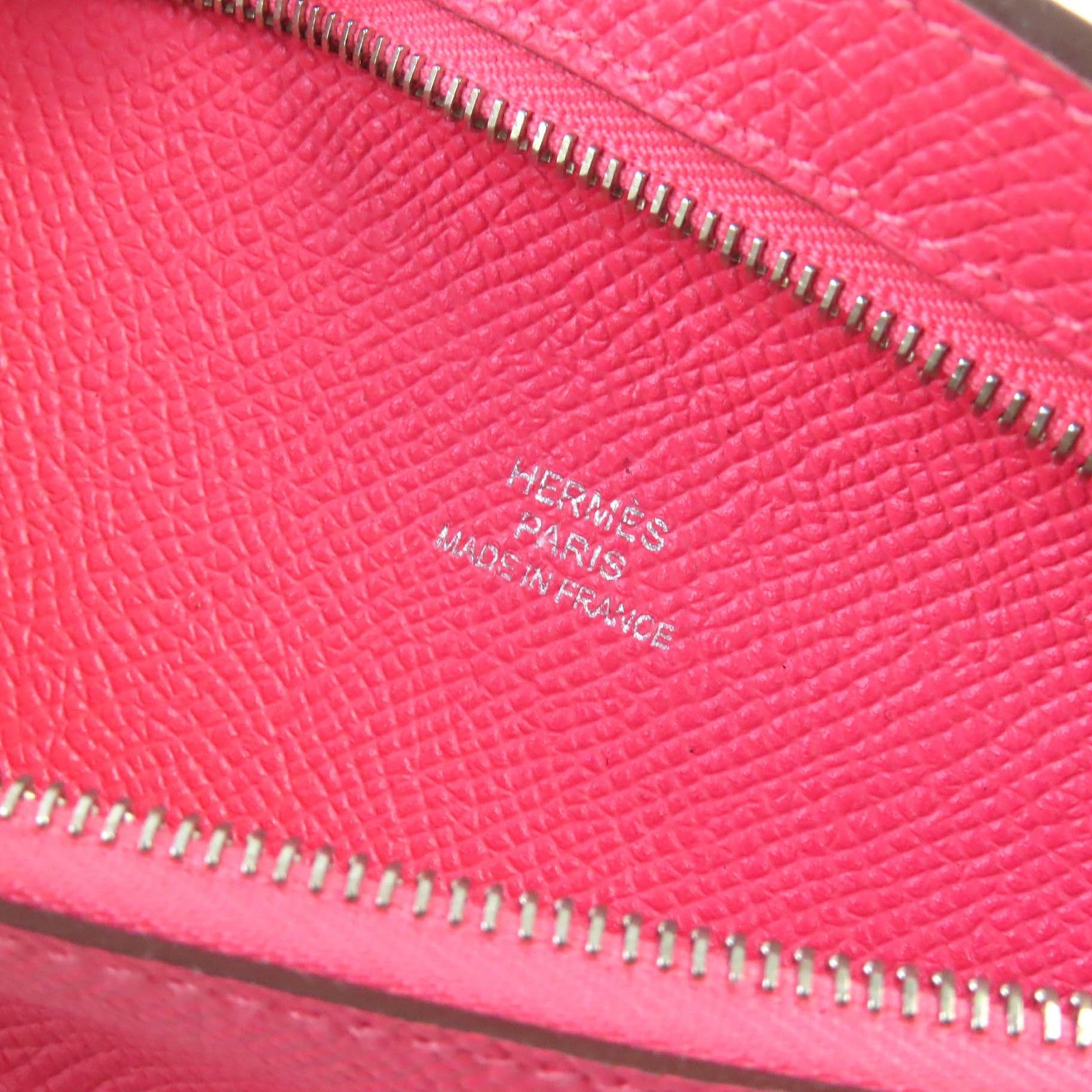 極美品△HERMES エルメス 073760CK8W ヴォーエプソン ローズアザレ  