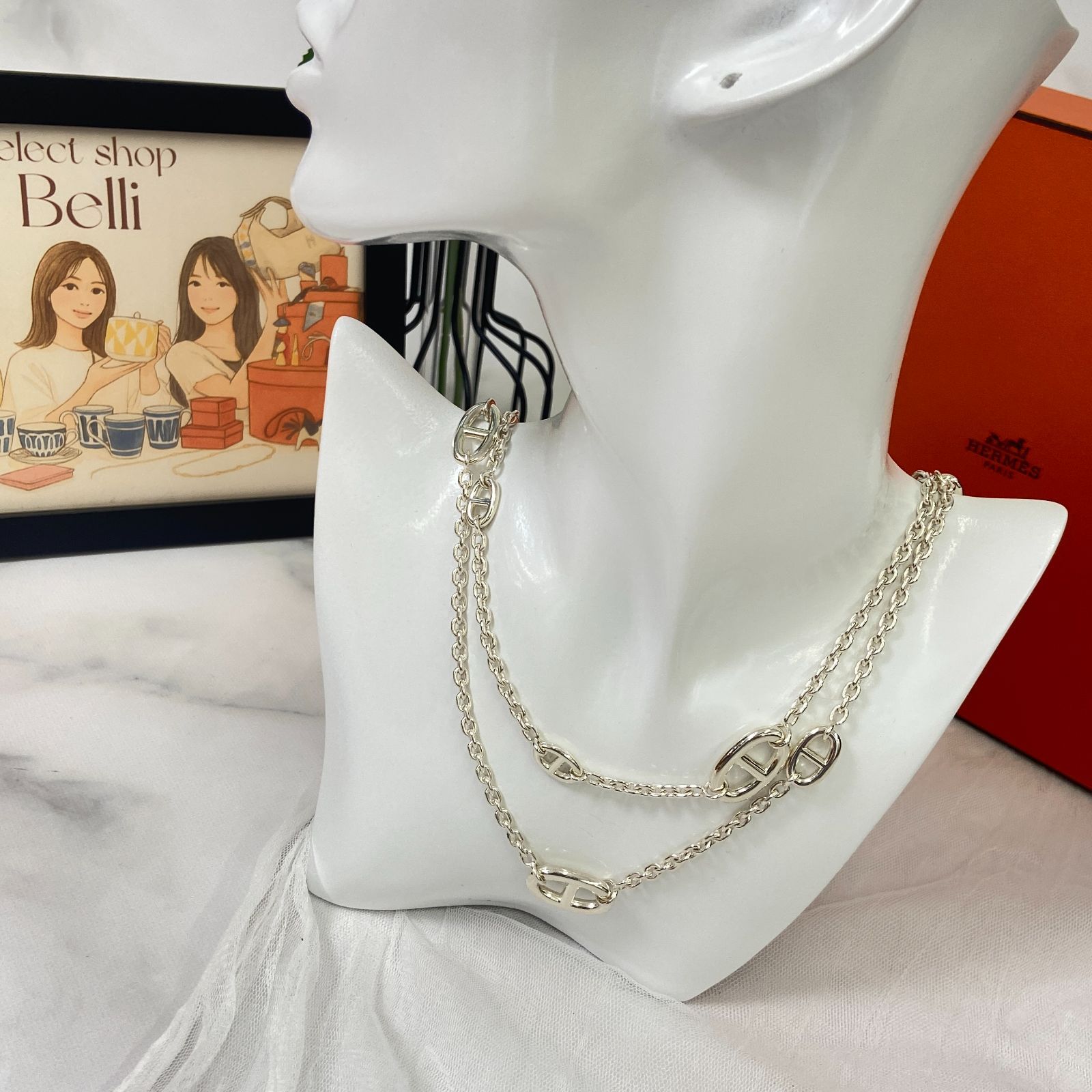 美品 GUCCI 燻‼️シルバー925チェーンネックレス 70センチ‼️ GUCCI