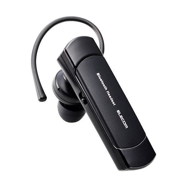 b+com Bluetooth ヘッドセット エレコム 耳掛け型 Bluetooth（R）ワイヤレスヘッドセット ブラック