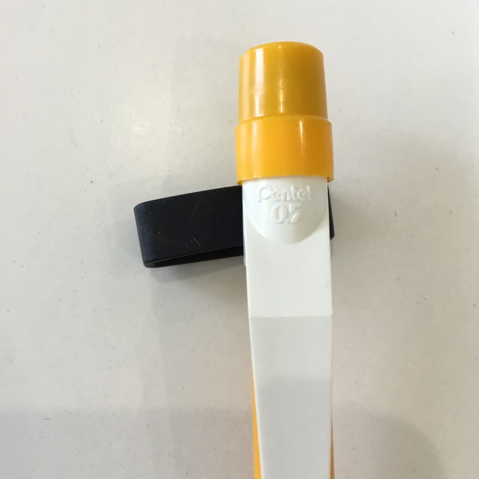 廃盤 新品 Pentel ぺんてる PD335 シャープペンシル 0.5mm (黄) サイド 