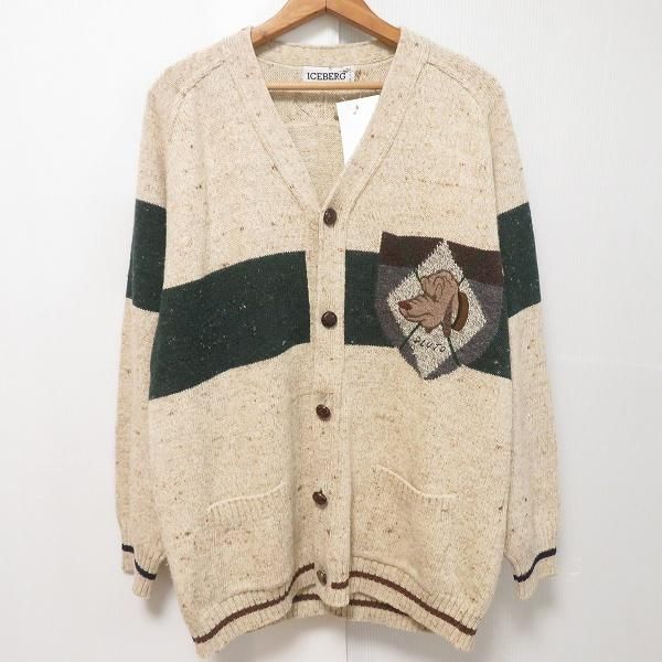ICEBERG DISNEY カーディガン プルート シェルボタン ICEBERG DISNEY カーディガン プルート シェルボタン