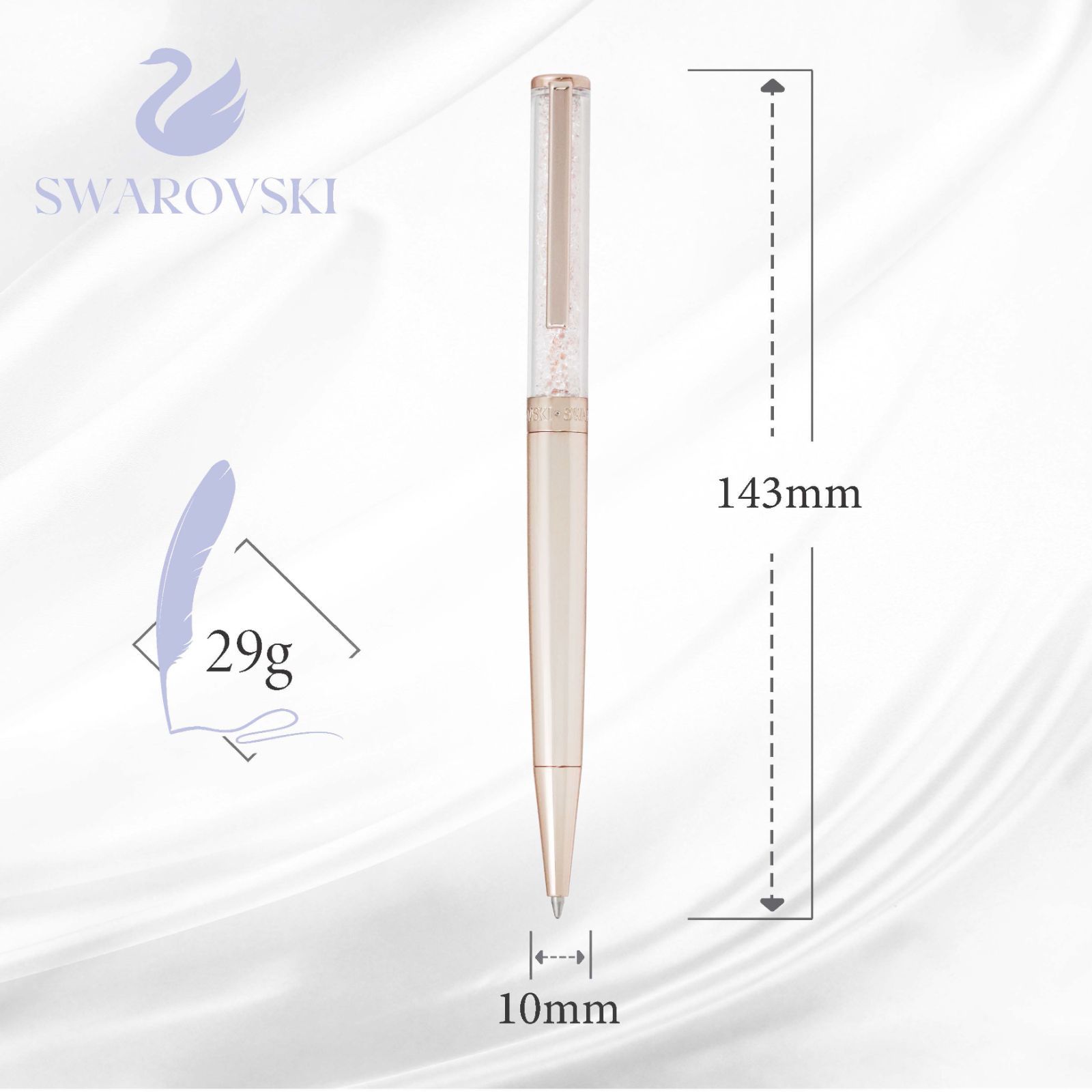☆名入れ可能【新品・BOX/ショッパー付】SWAROVSKI（スワロフスキー