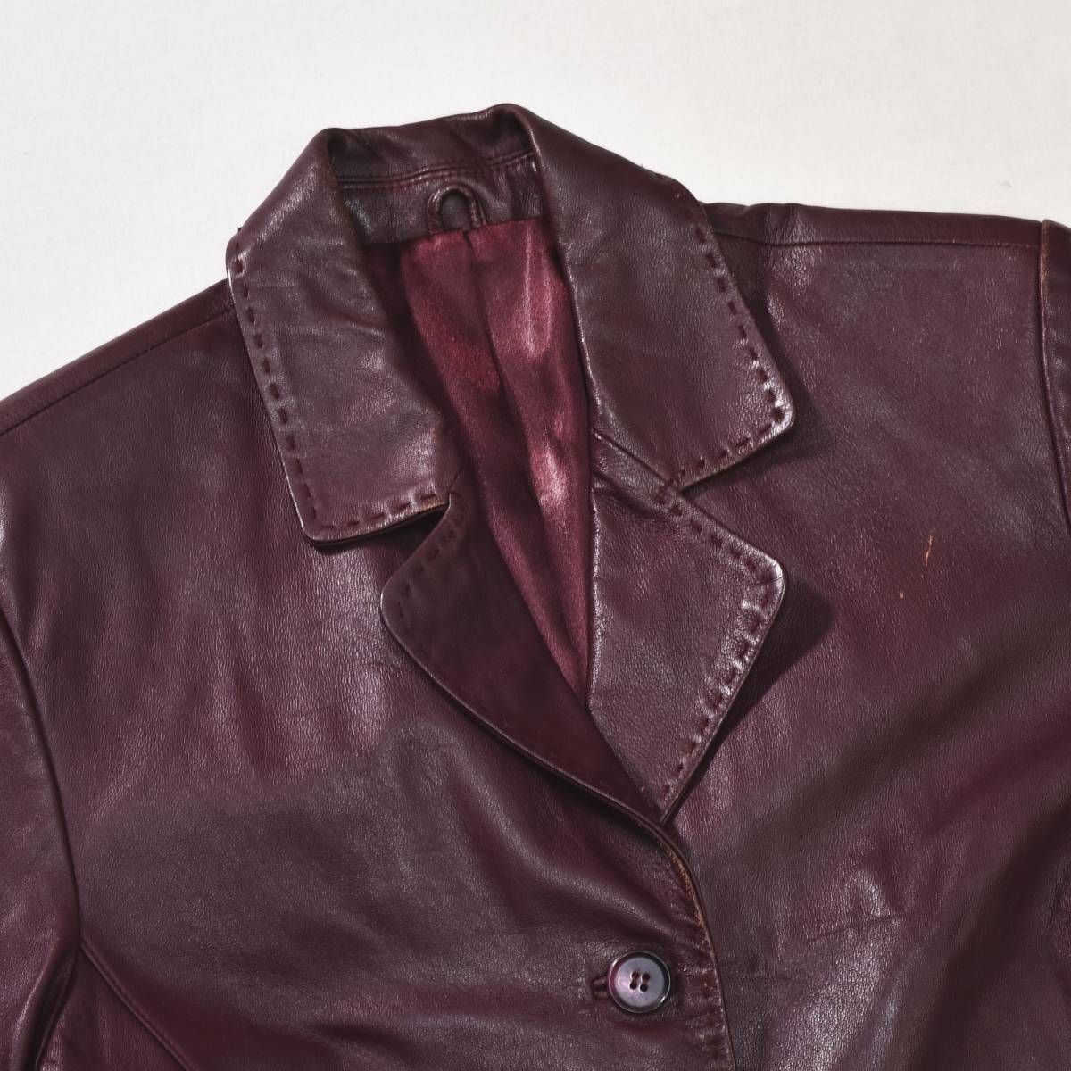 本革】 90s ヴィンテージ ジャンニ ヴァレンティノ GIANNI VALENTINO 