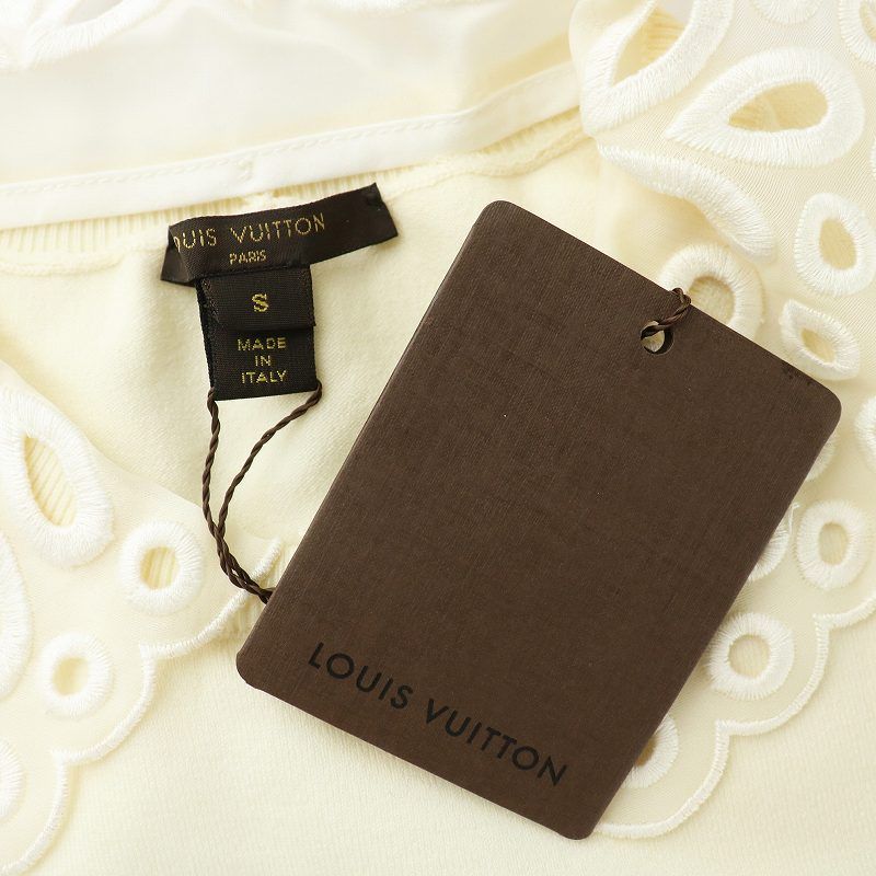 Louis Vuitton レース模様 五分袖ニット XL Louis Vuitton レース模様 五分袖ニット XL Louis Vuitton