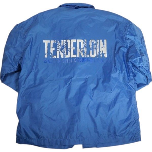 Size【L】 TENDERLOIN テンダーロイン NYLON COACH JKT QB BLUE コーチジャケット 青 【中古品-良い】 20810681