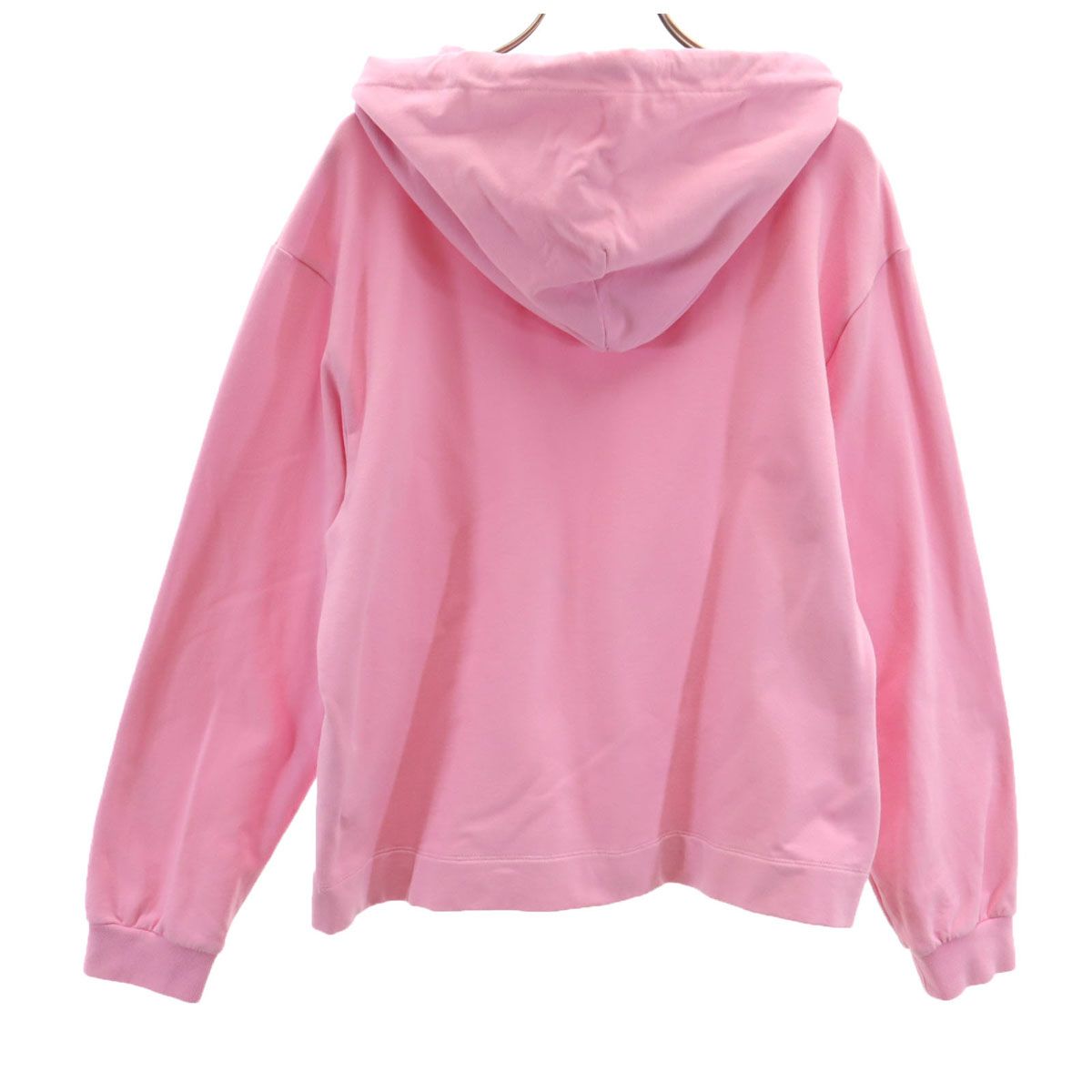 古着 LOVEMOSCHINO ラブモスキーノ ハート ラインストーン 長袖 スウェットパーカー 40 ピンク レディース LOVEMOSCHINO ラブモスキーノ ハート ラインストーン 長袖 スウェット