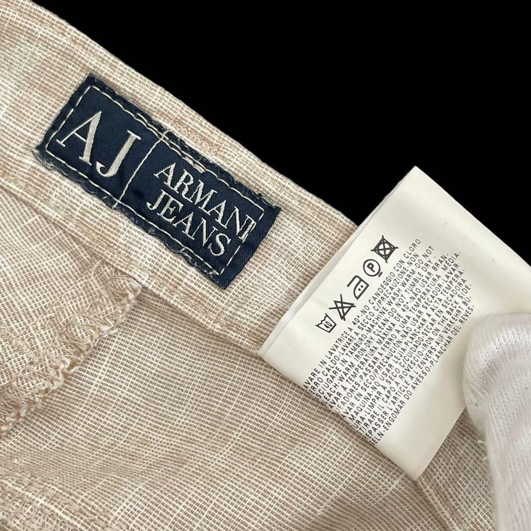 ARMANI JEAMS アルマーニ ジーンズ パンツ クリーム 白 長ズボン ARMANI JEAMS アルマーニ ジーンズ パンツ クリーム 白 長ズボン