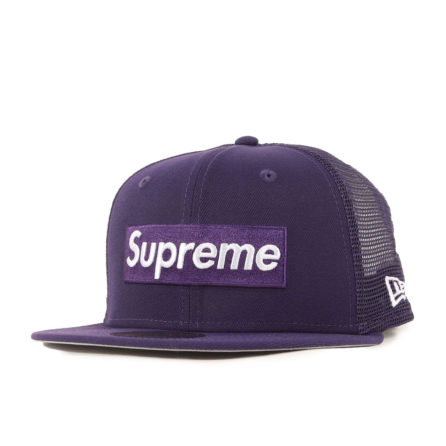 新品 Supreme シュプリーム キャップ サイズ:7 1/2(59.6cm) 23SS ×NEW ERA ボックスロゴ ベースボール メッシュ キャップ (Box Logo Mesh Back New Era) パープル 帽子 コラボ 別注【メンズ】 - メルカリ