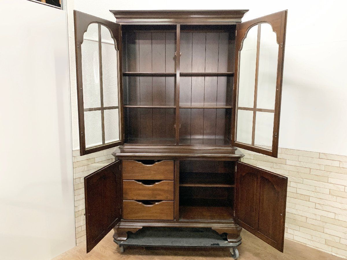 Ethan Allen イーセンアーレン キャビネット 飾り棚 食器棚
