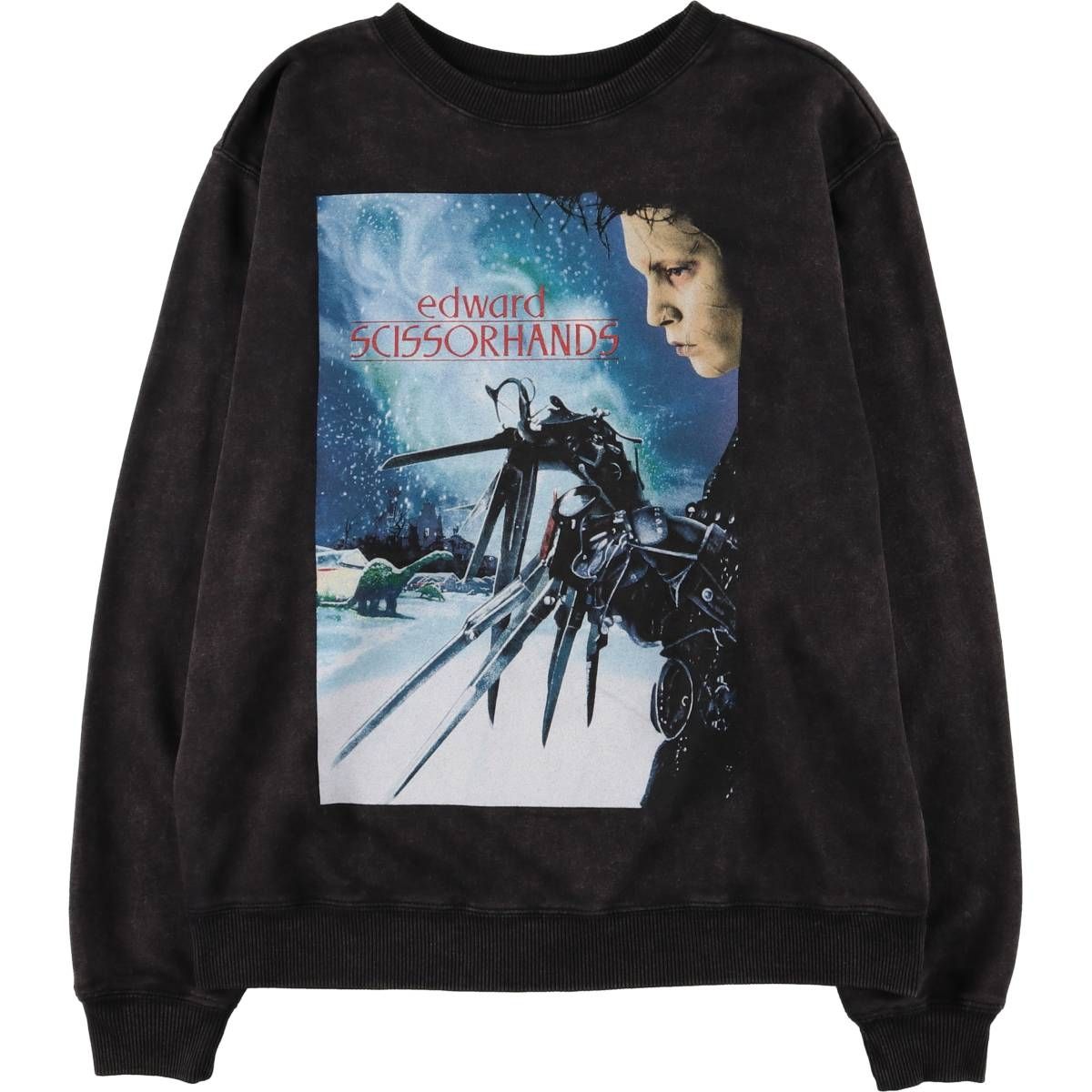古着 Edward Scissorhands シザーハンズ ムービー スウェットシャツトレーナー メンズXL相当|eaa576251
