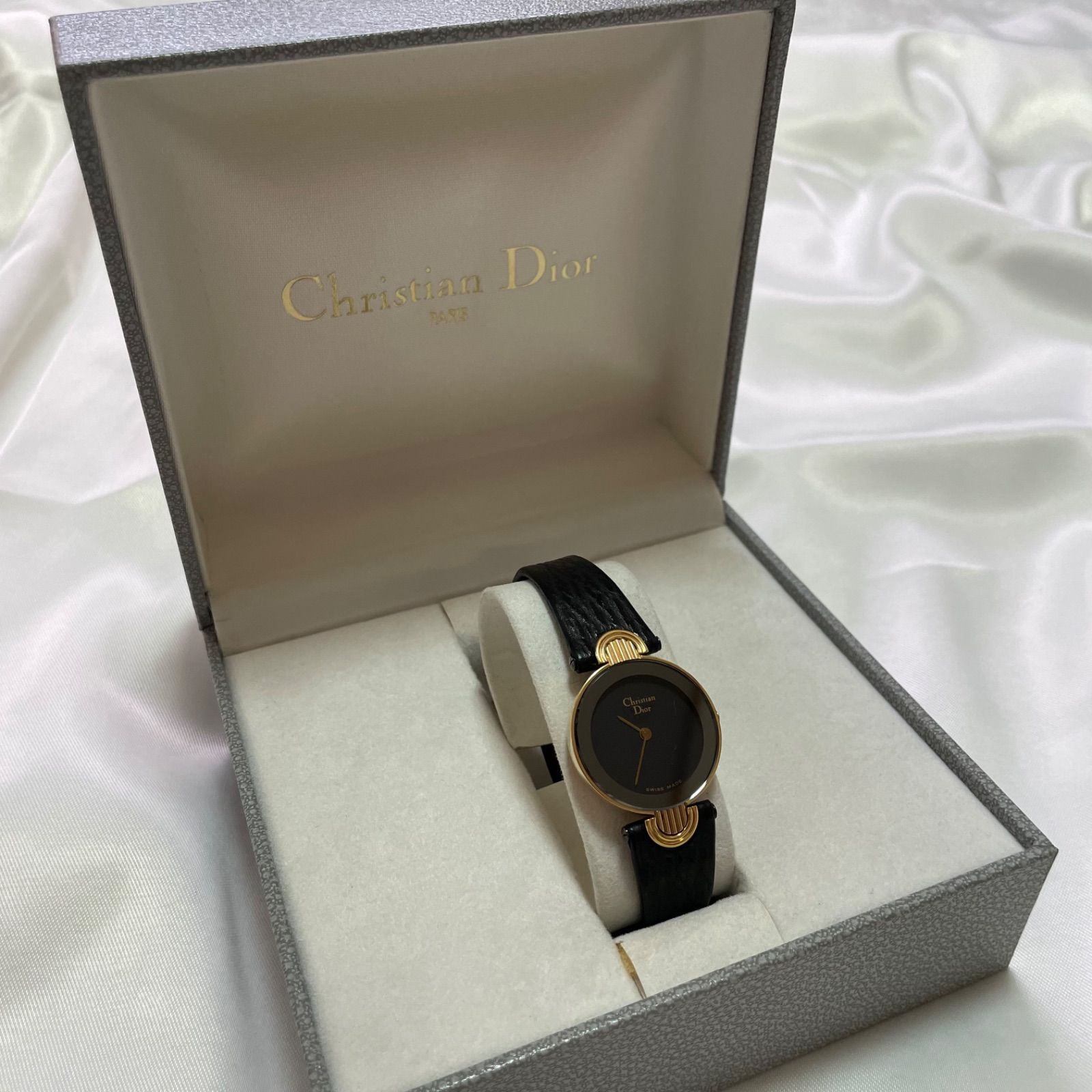 美品】Christian Dior 腕時計 バギラ ブラックムーン 箱付き - mik tea