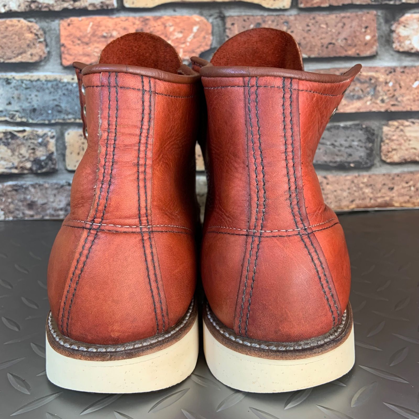 ☆REDWING 875 半円犬タグ 1996年製 US8E 26㎝ (24L13-875-8) VINTAGE