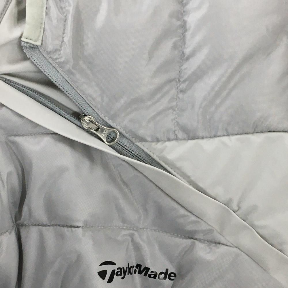 超美品】テーラーメイド 2WAY中綿ジャケット ライトグレー 切替 袖着脱  
