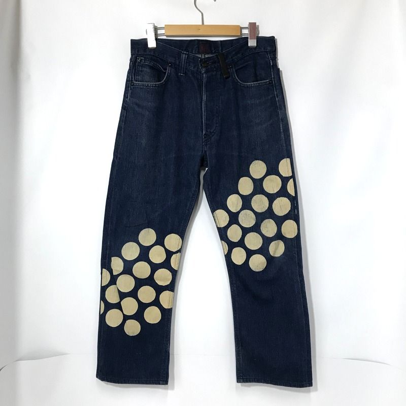 ISSEY MIYAKE Lee デニムパンツ コラボ ドット柄 水玉模様