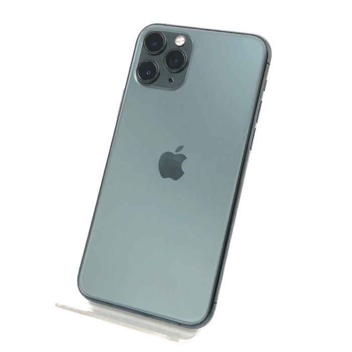 アップル Apple  iPhone 11 Pro 256GB SIMフリー バッテリー100％ 初期化済  ミッドナイトグリーン【中古】