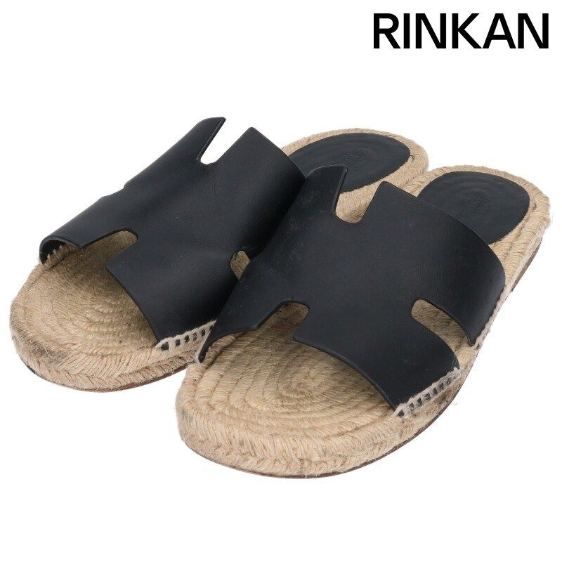 エルメス アンティグア フラットレザーサンダル メンズ 42