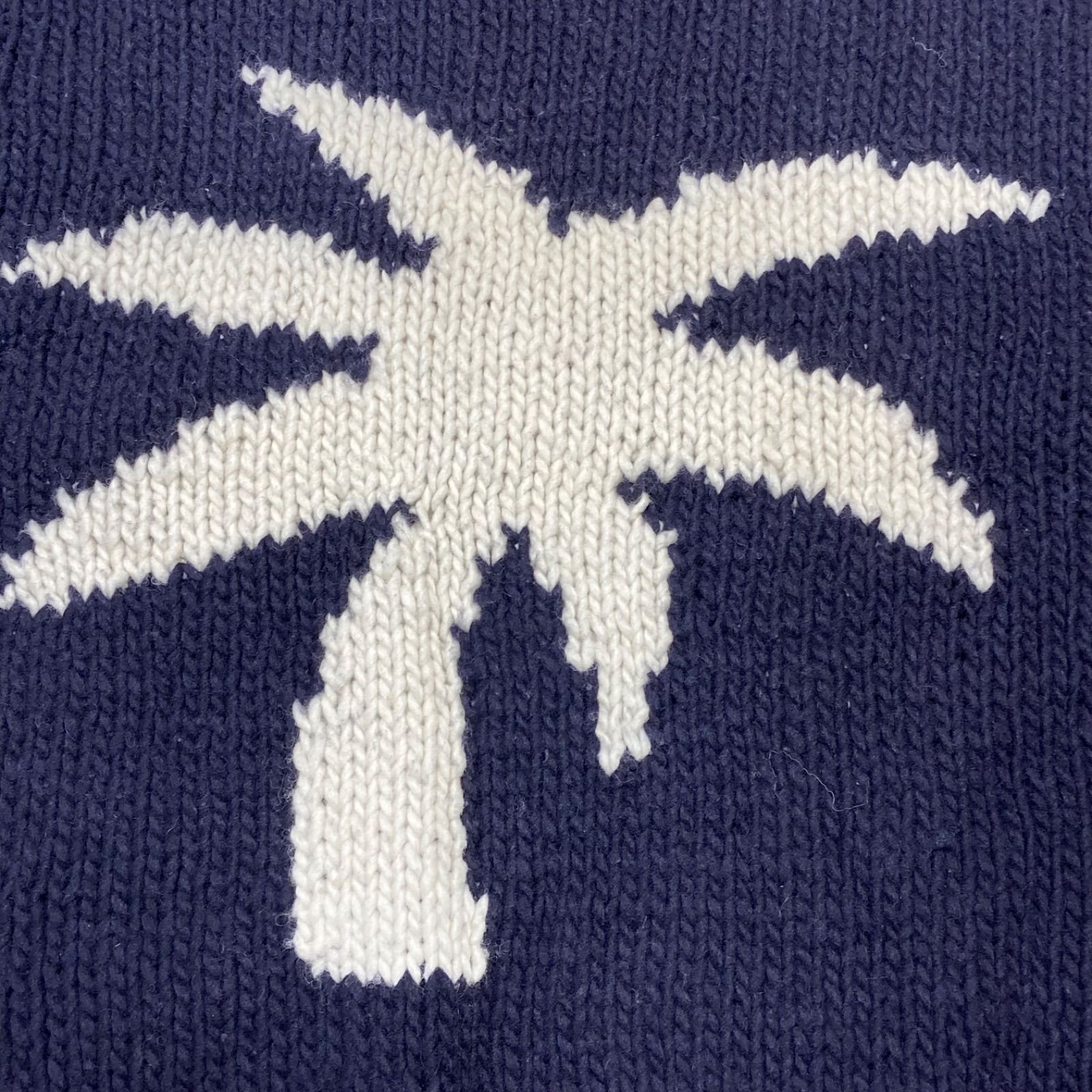 THRIFTY LOOK スリフティールック ペルー バンドニット ネイビー