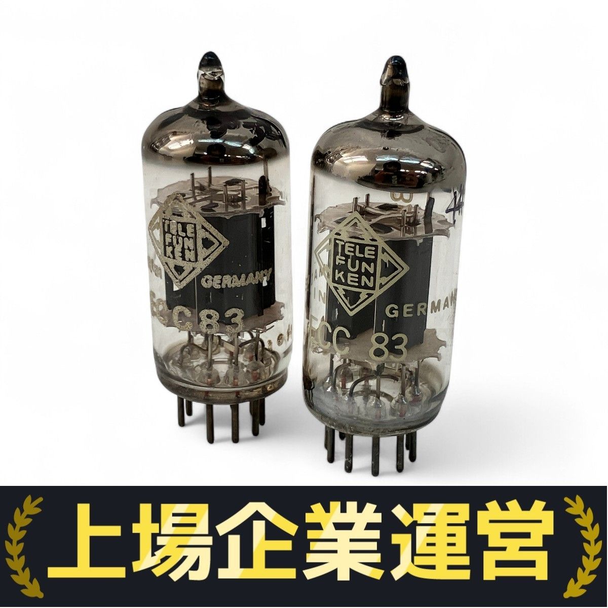 TELEFUNKEN真空管 ECC83  3本セット TELEFUNKEN ECC83 NOS 真空管 2本 オーディオ 中古 美品