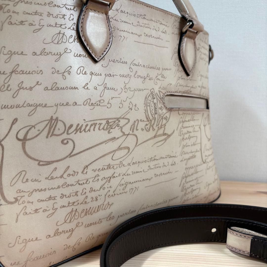 限定・オッソ Berluti トゥジュールXS 2way トートバッグ レザー