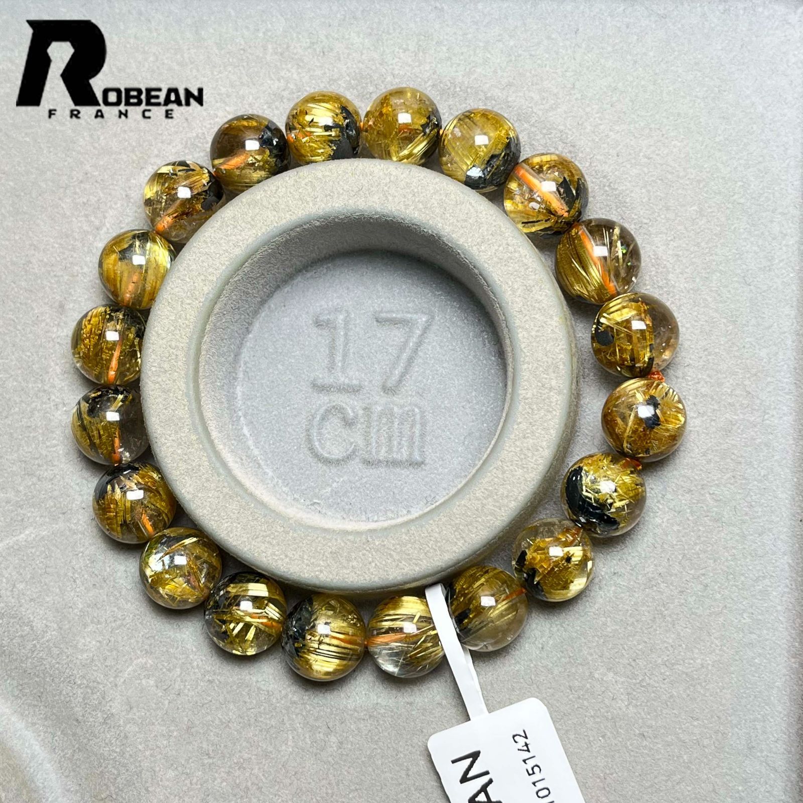 黄金針水晶 金運