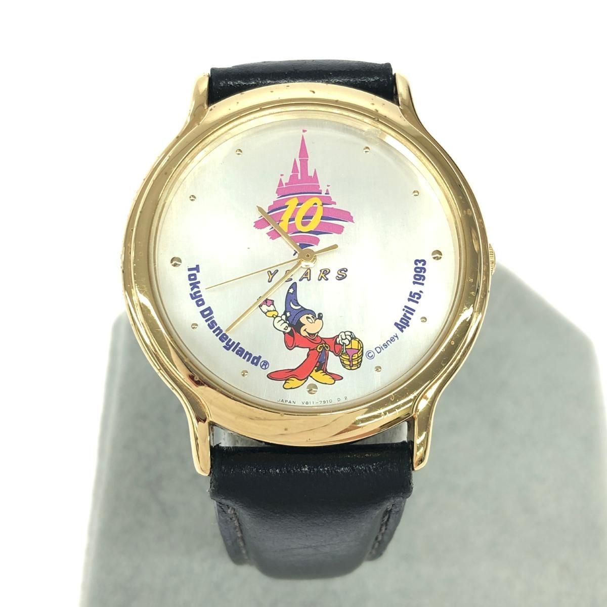 Disney ディズニー /腕時計 クォーツ/SS×レザー 東京ディズニーランド