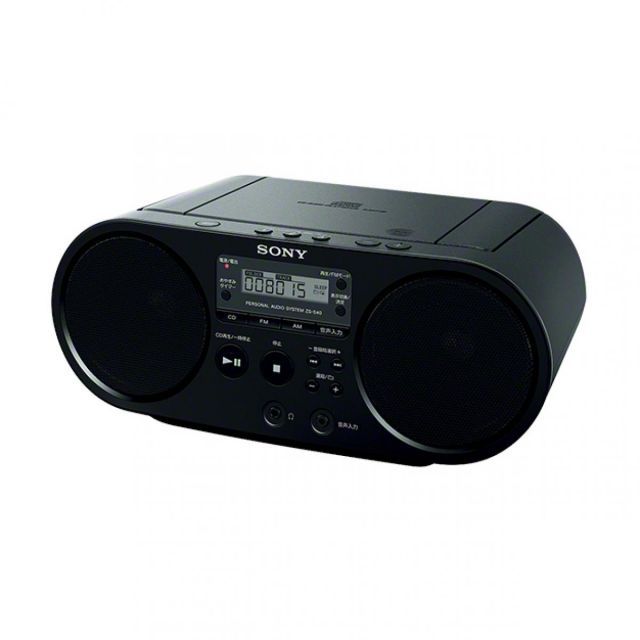 SONY ソニー CDラジオ ZS-S40 FM|AM|ワイドFM対応 ブラック ZS-S40 B