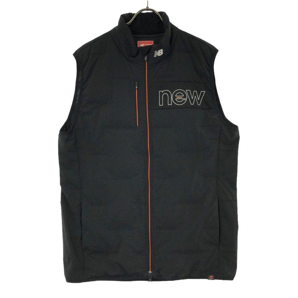 New Balance ブラック 中綿ワンピース New Balance ブラック 中綿ワンピース ニューバランス プリント