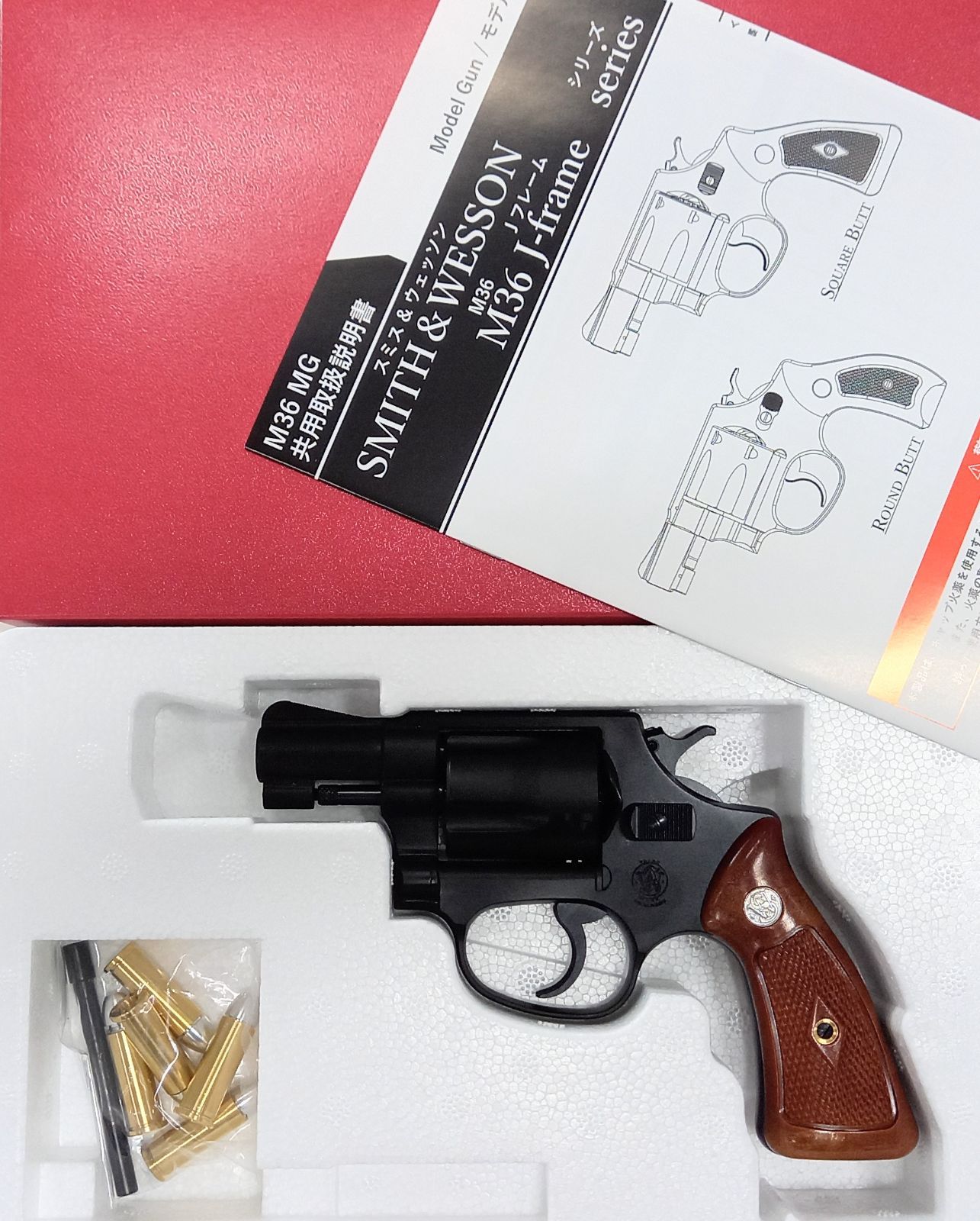 タナカ モデルガン S&W .38 チーフスペシャル 2インチ スクエア