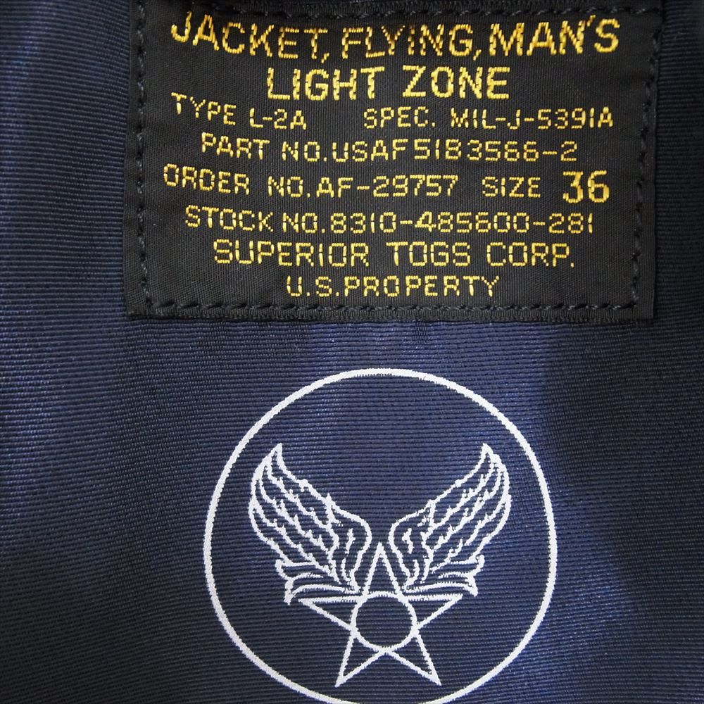 Buzz Rickson's バズリクソンズ BR12984 L-2A SUPERIOR TOGS CORP
