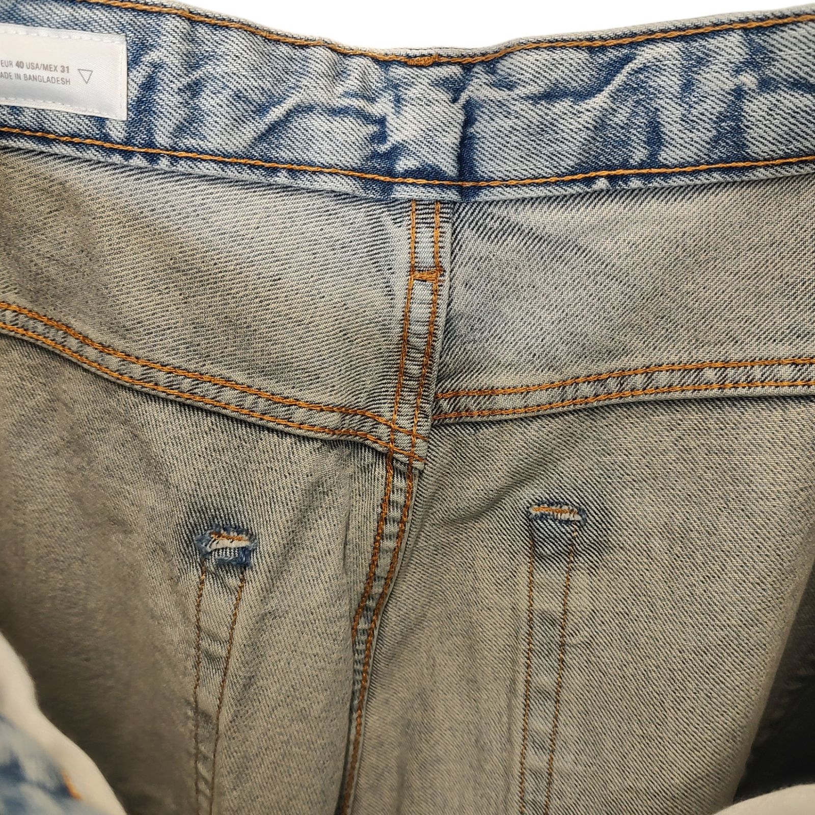 ZARA ザラ BAGGY FIT JEANS バギー フィット デニム パンツ 1538 402